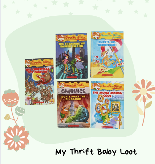 Preloved Geronimo Stilton books for kids